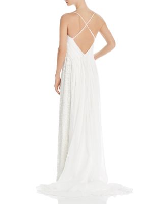  Miramar Cross Back Lace Gown