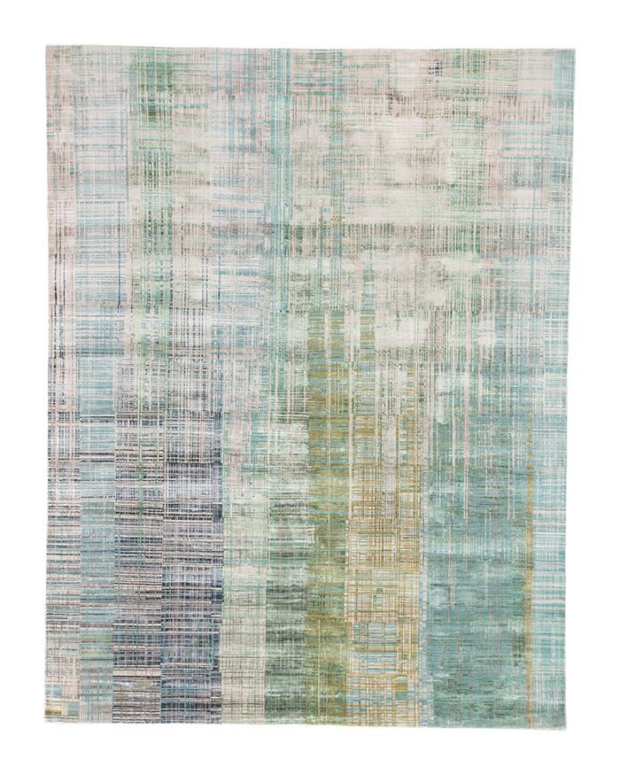 Jaipur Living Jaipur Unstring By Kavi Area Rug, 10' X 14' In English Ivy/provincial Blue