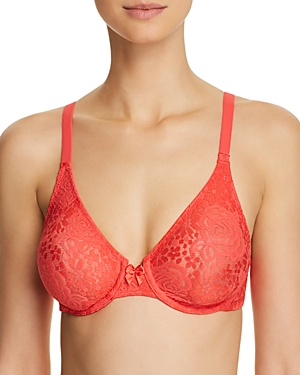 Wacoal 'halo Lace' Convertible Underwire Bra In Hibiscus
