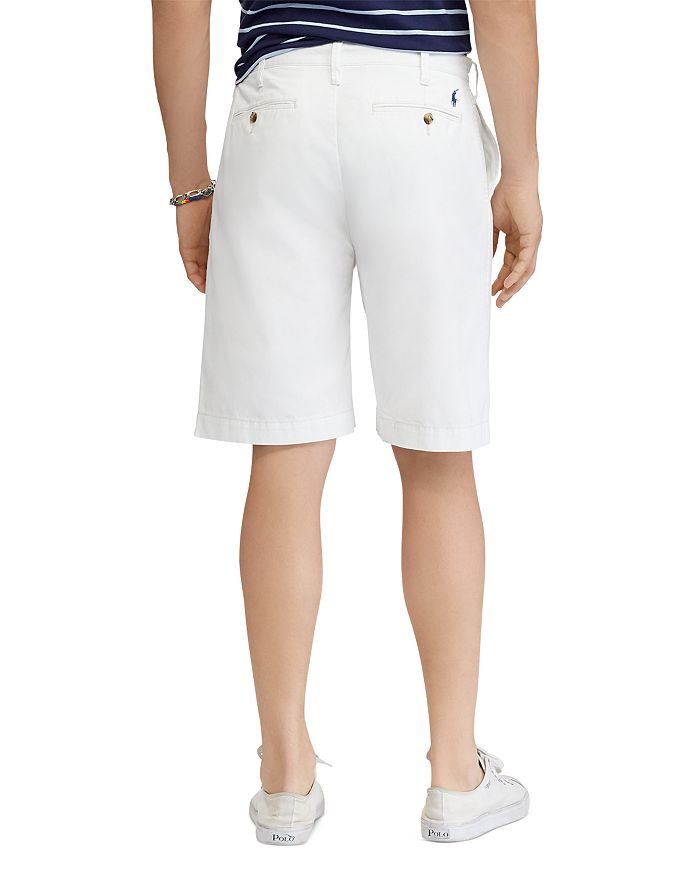 Shop Polo Ralph Lauren Relaxed Fit 10 Inch Cotton Chino Shorts In White