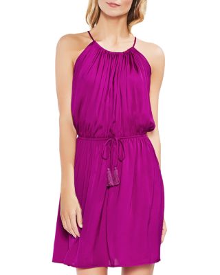 sleeveless drawstring dress