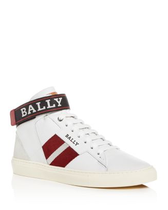 Bally Men's Helvio Leather High-top Sneakers 