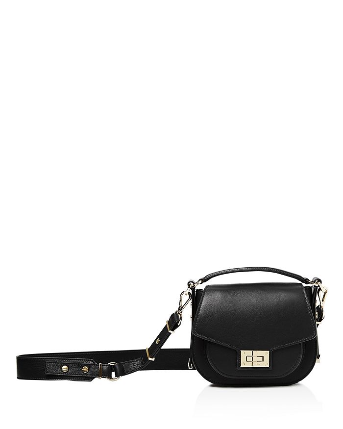 The Kooples Emily Mini Leather Saddle Bag | Bloomingdale's