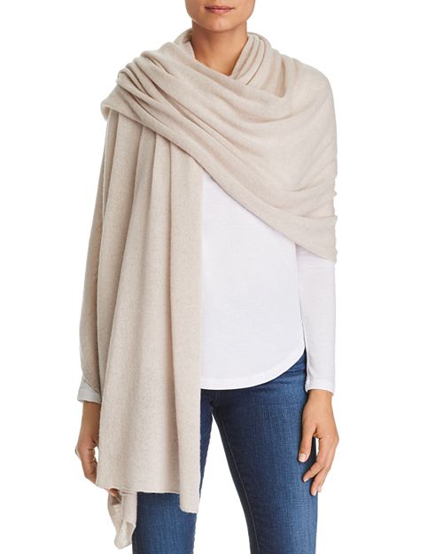 C by Bloomingdale's - Lightweight Cashmere Travel Wrap - 100% Exclusive