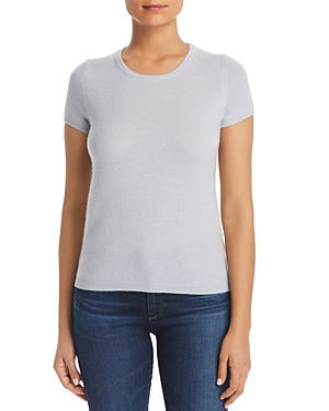 C BY BLOOMINGDALE'S C BY BLOOMINGDALE'S SHORT SLEEVE CASHMERE SWEATER - 100% EXCLUSIVE,V9303