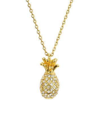 Total 68+ imagen gold pineapple necklace kate spade
