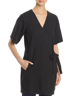 eileen fisher wrap dress