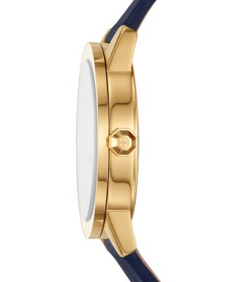 Tory Burch Gigi Embroidered Multicolor Logo Dial Watch, 36mm