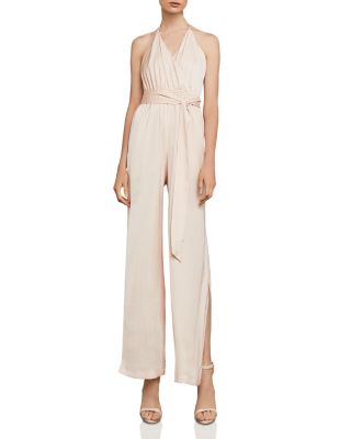 bcbg faux wrap jumpsuit