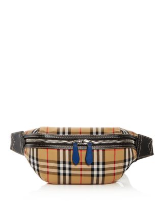 burberry check belt bag