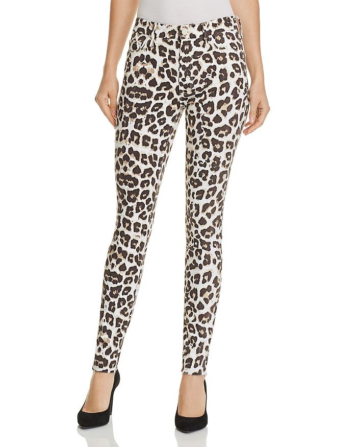 Mother shop leopard jeans