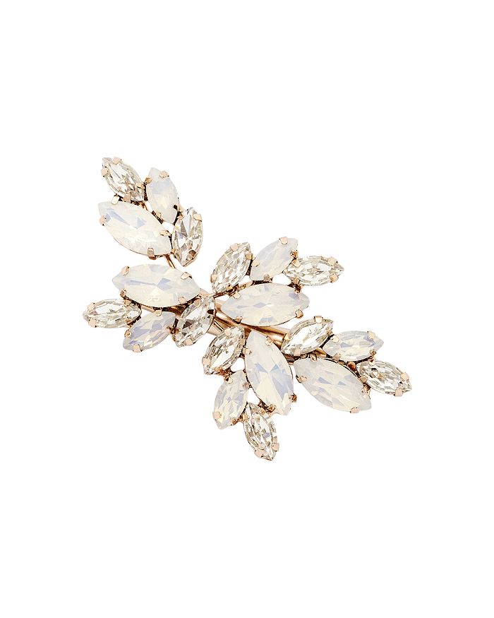 Brides And Hairpins Luna Crystal Hair Clip In Rose Gold