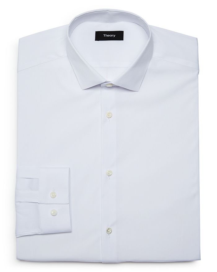 Theory Solid Slim Fit Dress Shirt | Bloomingdale's