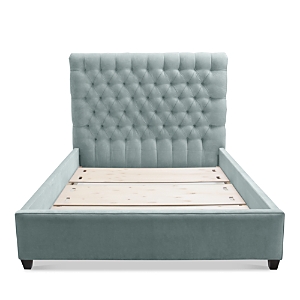 Bloomingdale's Artisan Collection Spencer Tufted Upholstery Queen Bed In Votive Forest
