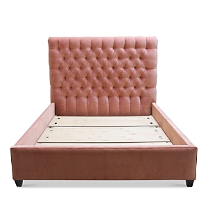 Bloomingdale's Artisan Collection Spencer Tufted Upholstery King Bed In Vance Blossom