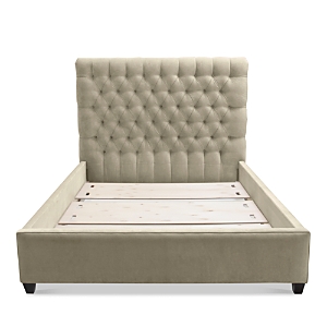 Bloomingdale's Artisan Collection Spencer Tufted Upholstery King Bed In Votive Mist