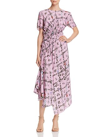 Preen Line Asymmetric Floral Dress | Bloomingdale's