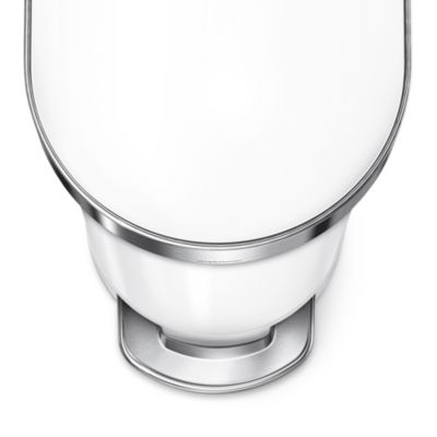 45 Liter Slim Kitchen Trash Can with Liner Pocket