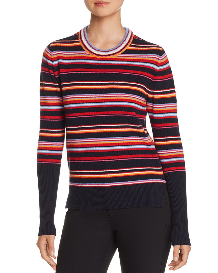 Tory Burch Kit Striped Sweater Bloomingdale s