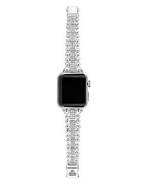 Lagos Smart Caviar Diamond Apple Watch Bracelet, 38-44mm