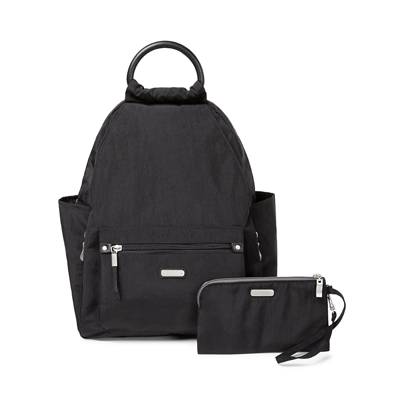Baggallini Classic All Day Backpack with Rfid Phone Wristlet