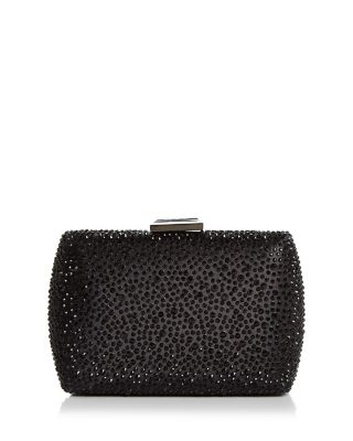 Small Embellished Satin Clutch