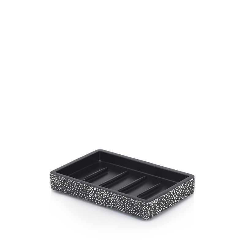 Sv Casa Samurai Soap Dish In Midnight Black