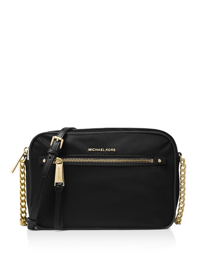 Michael michael kors polly on sale top zip nylon tote