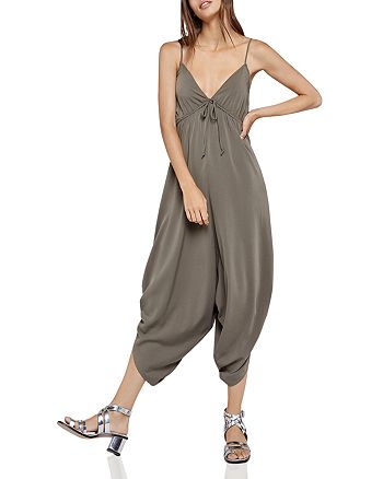 BCBGENERATION Draped Cropped Jumpsuit | Bloomingdale's
