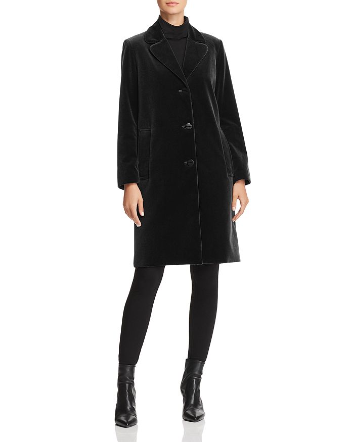 Jane Post Velvet Coat Bloomingdale s