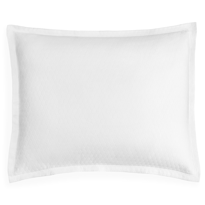 Sferra Favo King Sham In White
