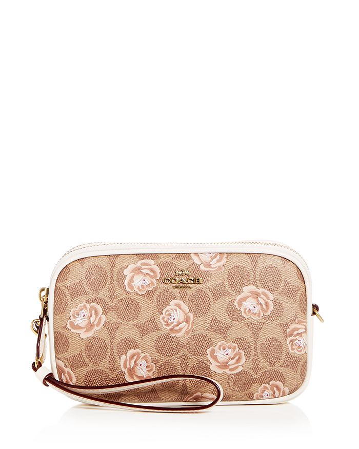 Coach rose shop print crossbody