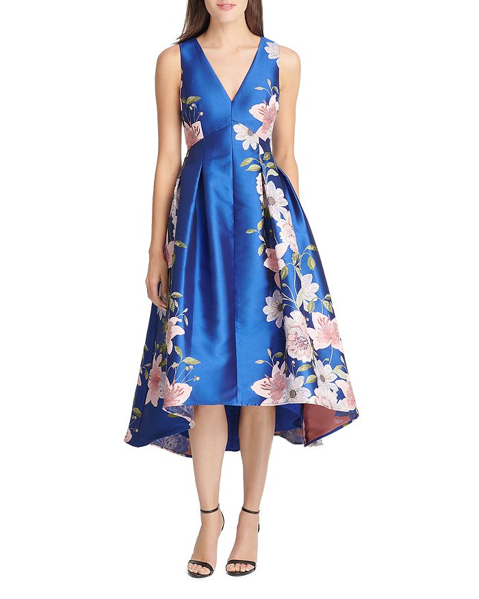 Eliza J High/Low Floral Jacquard Dress | Bloomingdale's
