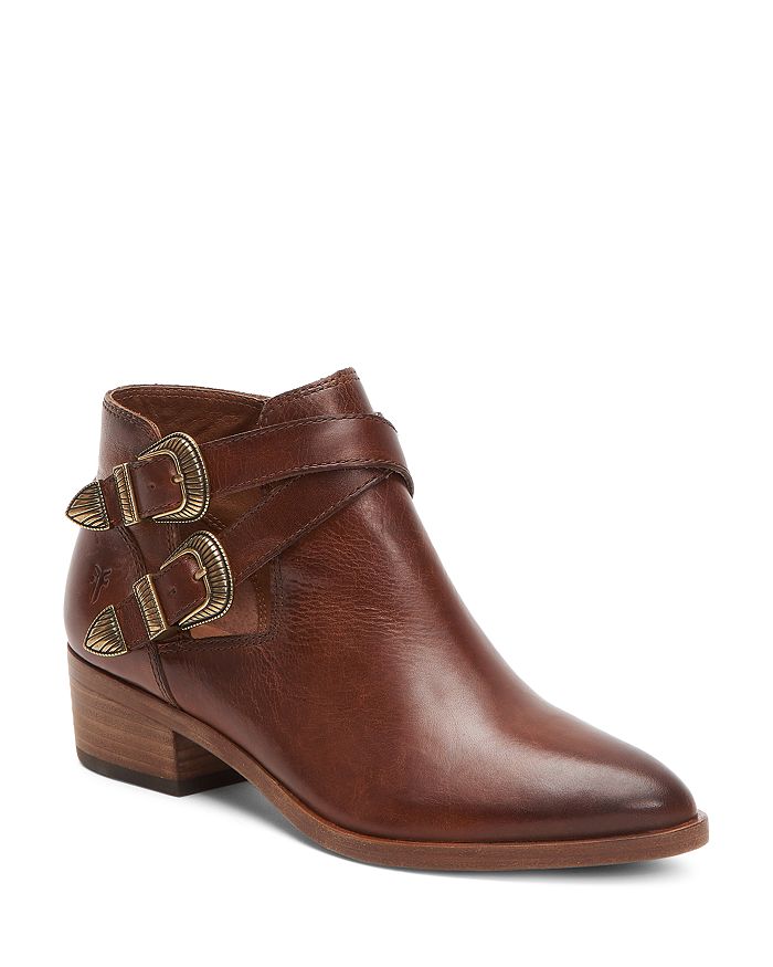 Frye Women s Ray Almond Toe Leather Western Booties Bloomingdale s