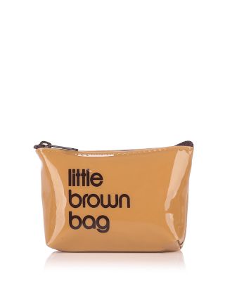 Bloomingdales Small Little Brown Tote Bag, In good