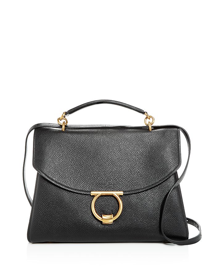 Salvatore Ferragamo Margot Medium Leather Shoulder Bag | Bloomingdale's