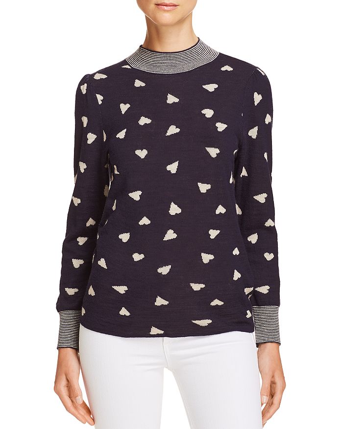Rebecca taylor outlet heart sweater