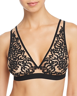 Thistle & Spire Cypress Embroidered Mesh Unlined Bralette