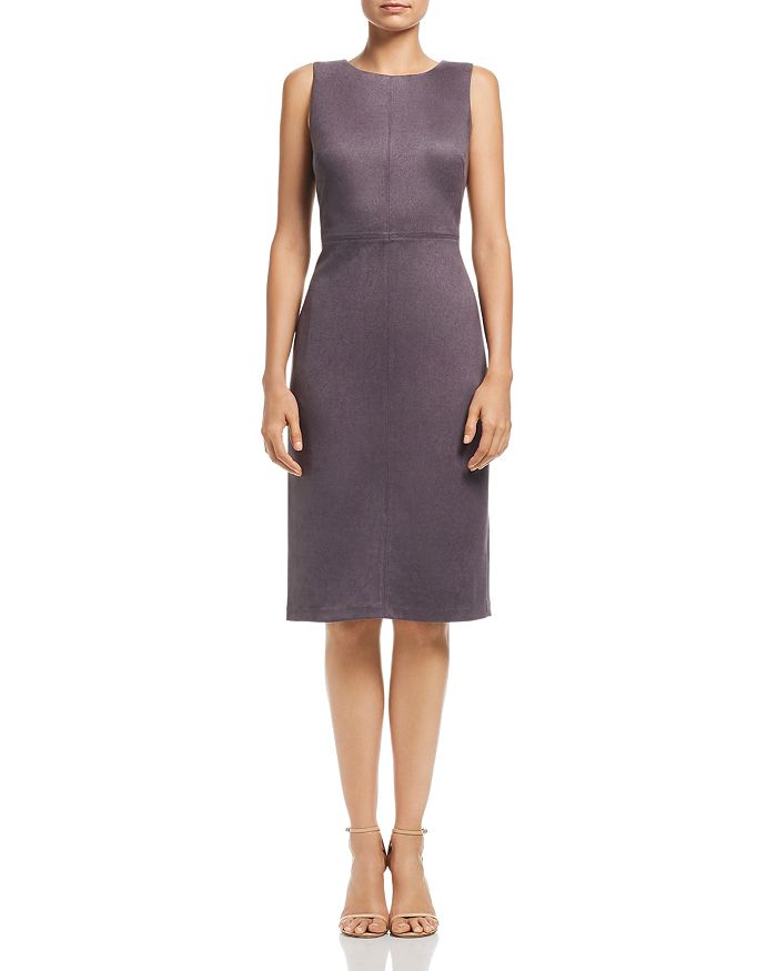Adrianna Papell Faux Suede Dress | Bloomingdale's