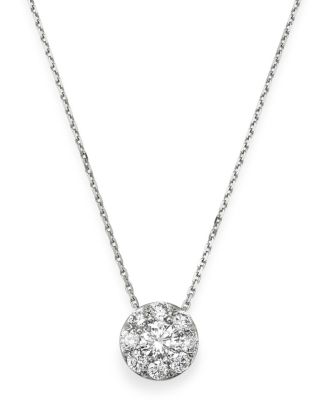 becaro diamond circle necklace