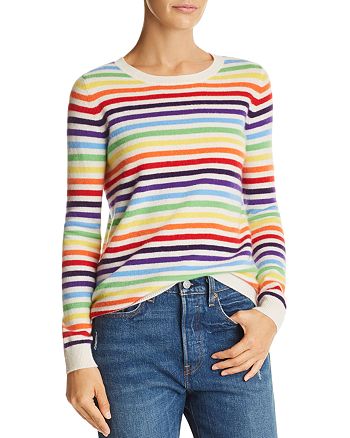 Madeleine Thompson Striped Cashmere Sweater | Bloomingdale's