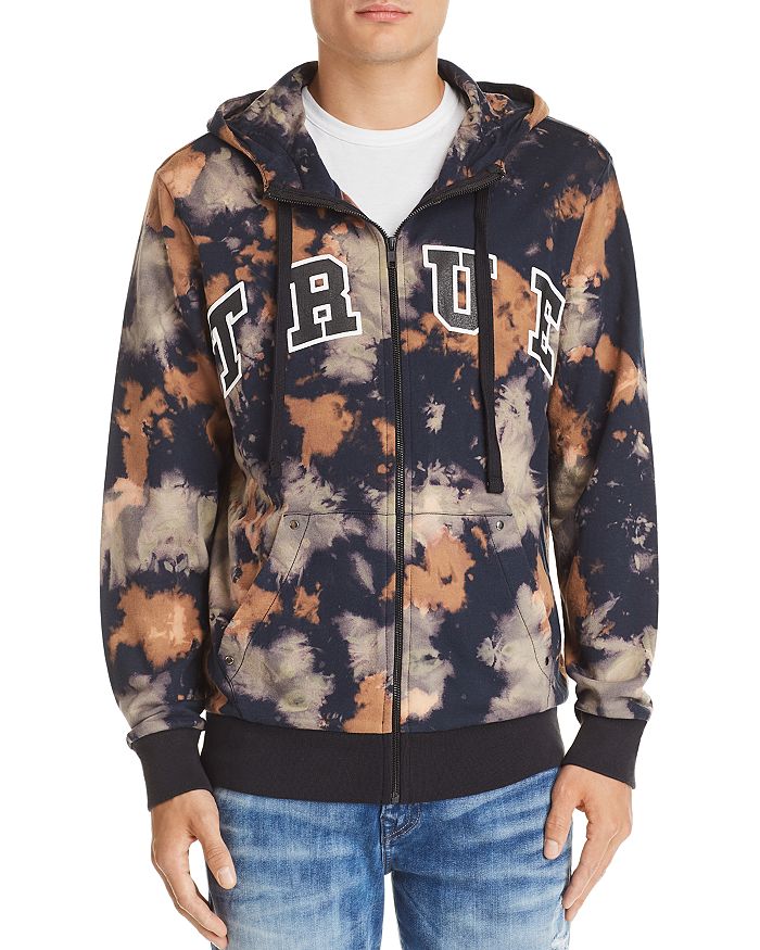 True Religion Arched Logo Tie Dyed Hoodie Bloomingdale s