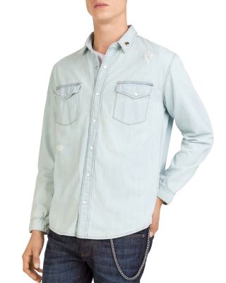 the kooples denim shirt