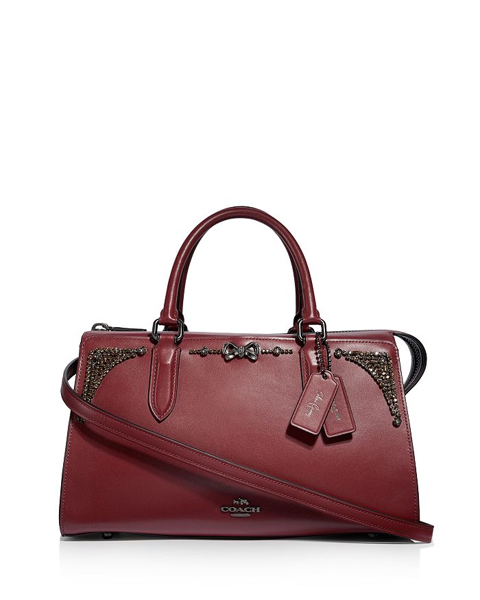 Coach bond leather best sale satchel
