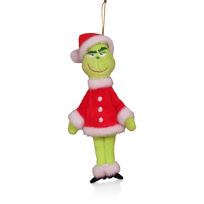 Kurt Adler Grinch Mini Plush Ornament Bloomingdale s