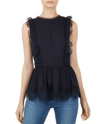 ted baker peplum top