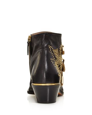 ショートブーツ・ブーティ Chloe Susan Ankle Boots Chloé Susanna Ankle Boot in Black silver | Chloé US