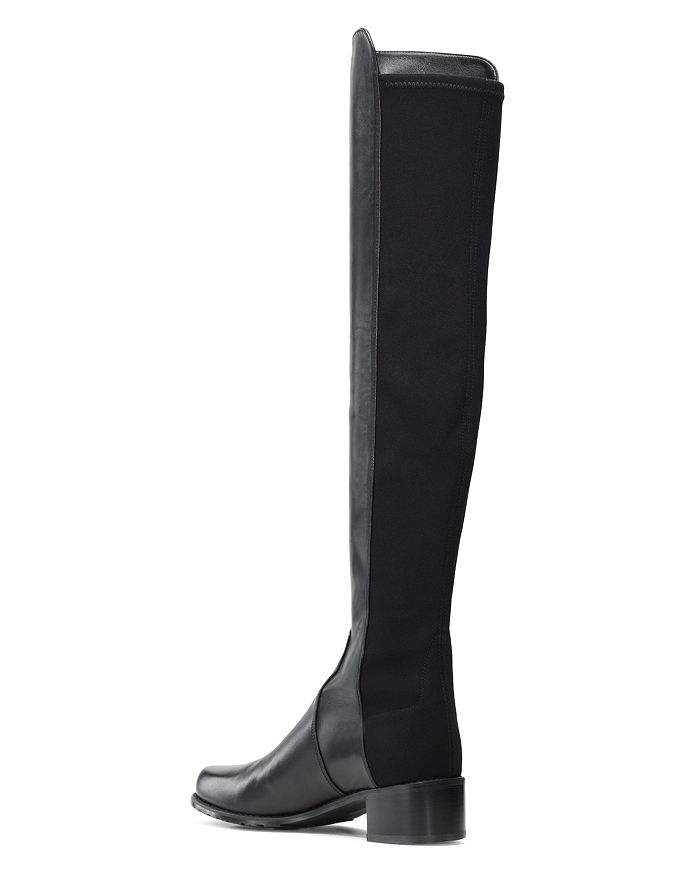 Shop Stuart Weitzman Women's Reserve Over The Knee Boots In Black Leather