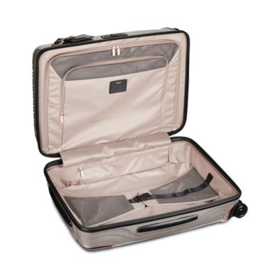 tumi pink luggage