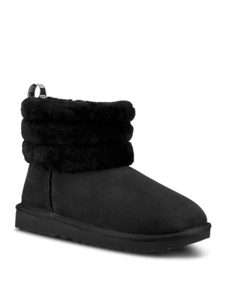 Women's Fluff Mini Quilted Round Toe 